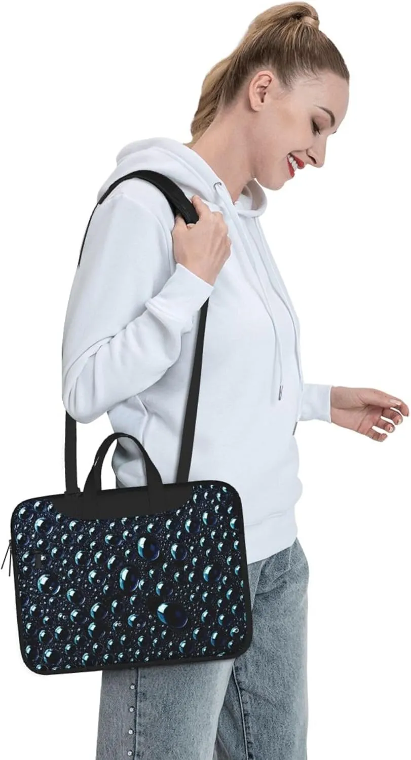 Dalmatian Dog Laptop Shoulder Bag ​for Men Women, Computer Carrying Case Messenger Bag with Strap