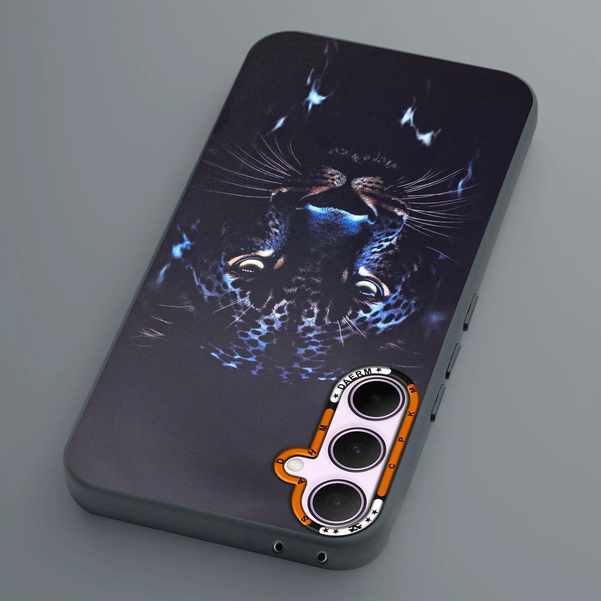 Dark Aesthetic Wild Animal Printed Back Cases For Samsung S24 FE 5G