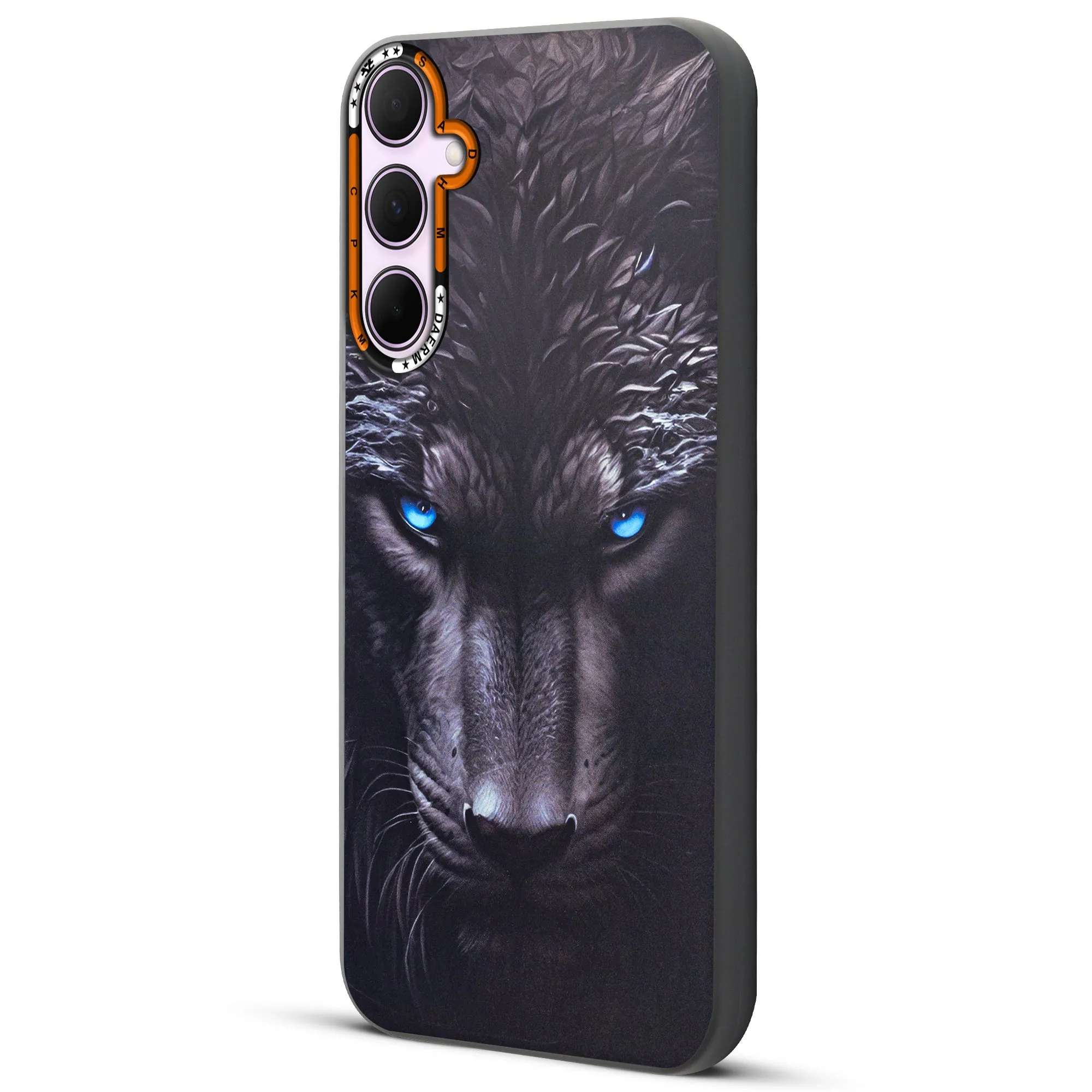 Dark Aesthetic Wild Animal Printed Back Cases For Samsung S24 FE 5G