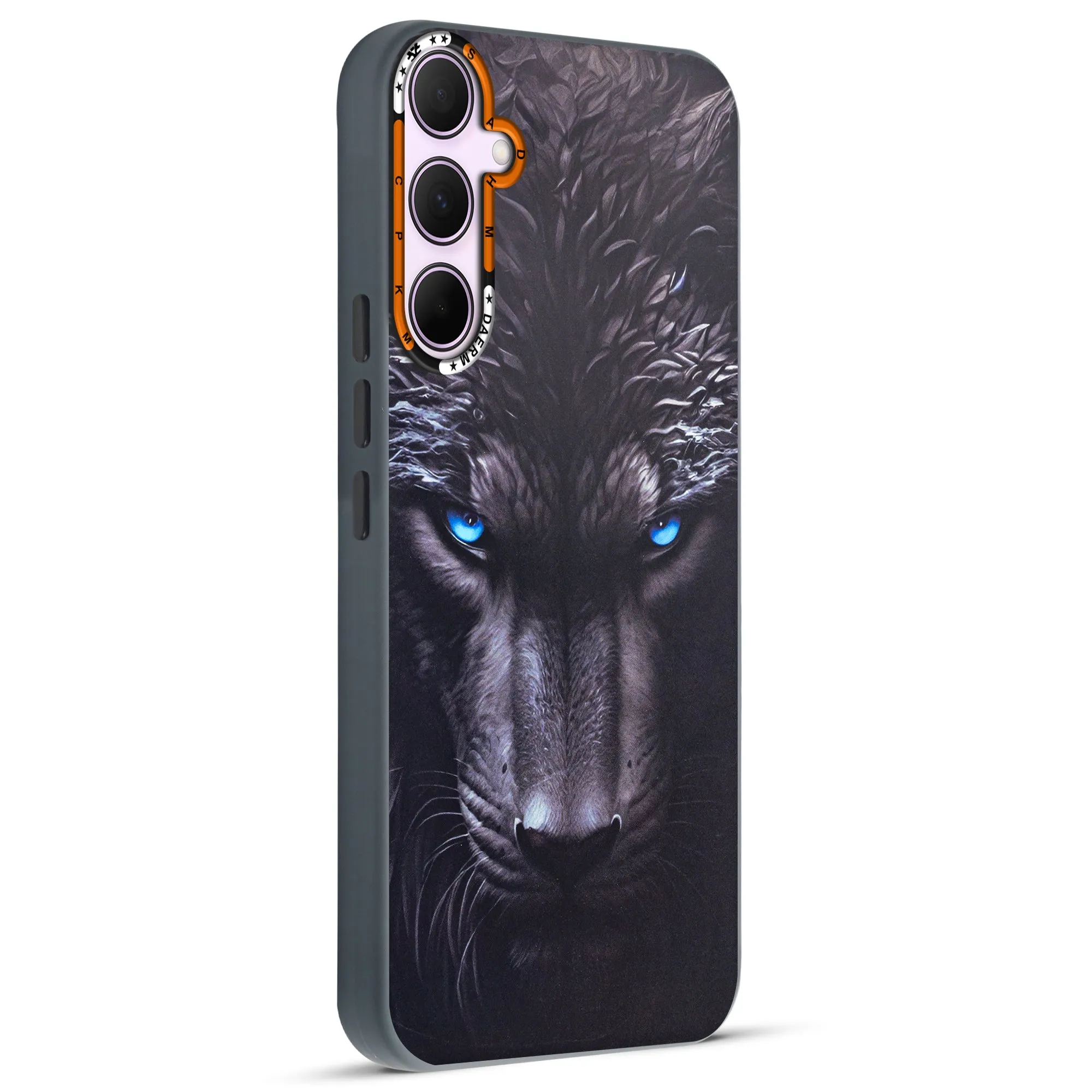 Dark Aesthetic Wild Animal Printed Back Cases For Samsung S24 FE 5G
