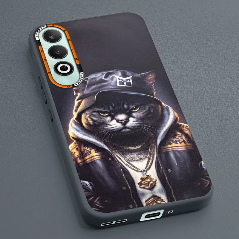 Dark Elegant Wild Creatures Printed Back Cases For OnePlus Nord CE 4 5G