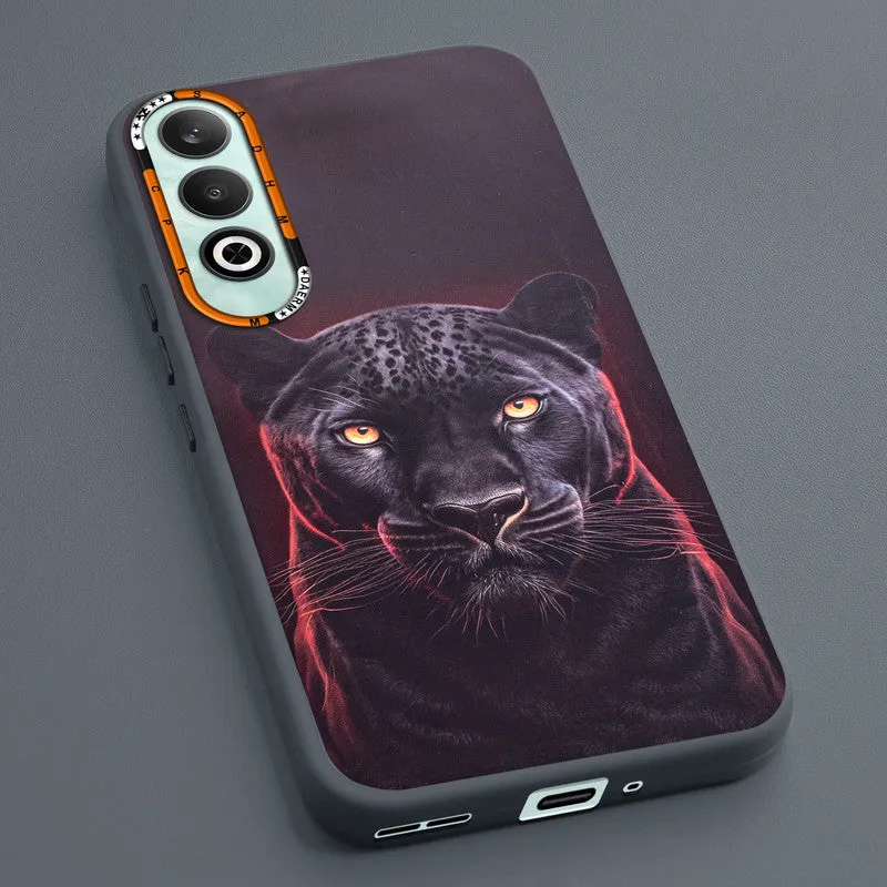 Dark Elegant Wild Creatures Printed Back Cases For OnePlus Nord CE 4 5G