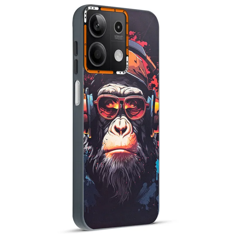 Dark Elegant Wild Creatures Printed Back Cases For Redmi Note 13 5G