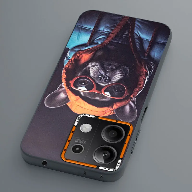 Dark Elegant Wild Creatures Printed Back Cases For Redmi Note 13 5G