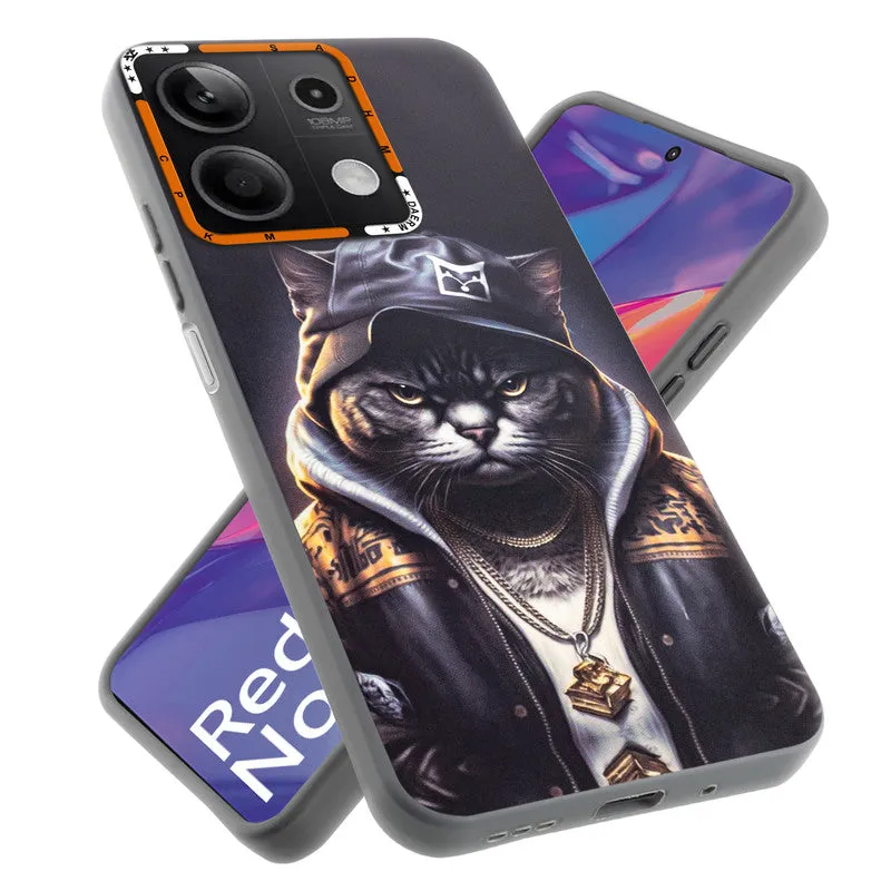 Dark Elegant Wild Creatures Printed Back Cases For Redmi Note 13 5G