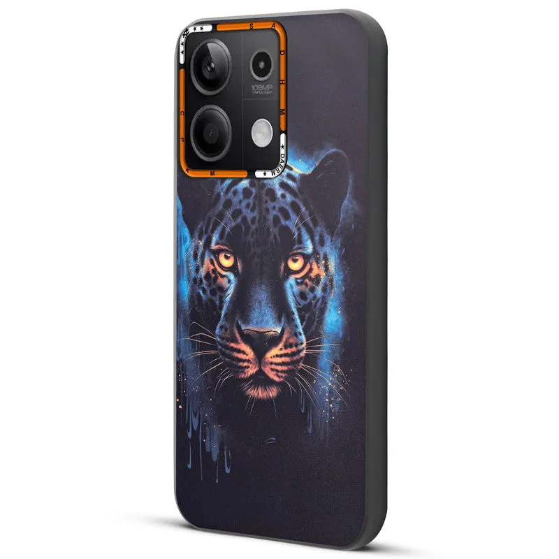 Dark Elegant Wild Creatures Printed Back Cases For Redmi Note 13 5G