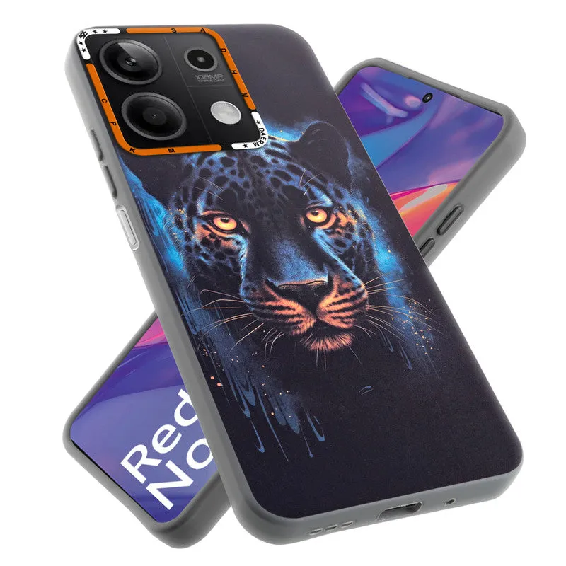 Dark Elegant Wild Creatures Printed Back Cases For Redmi Note 13 5G