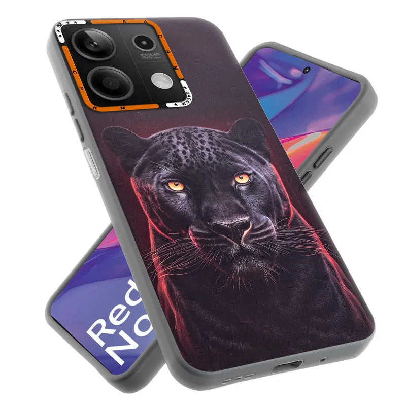 Dark Elegant Wild Creatures Printed Back Cases For Redmi Note 13 5G