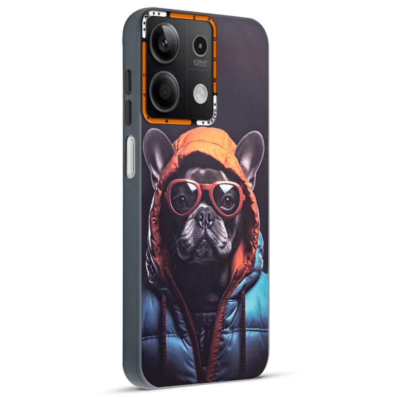 Dark Elegant Wild Creatures Printed Back Cases For Redmi Note 13 5G