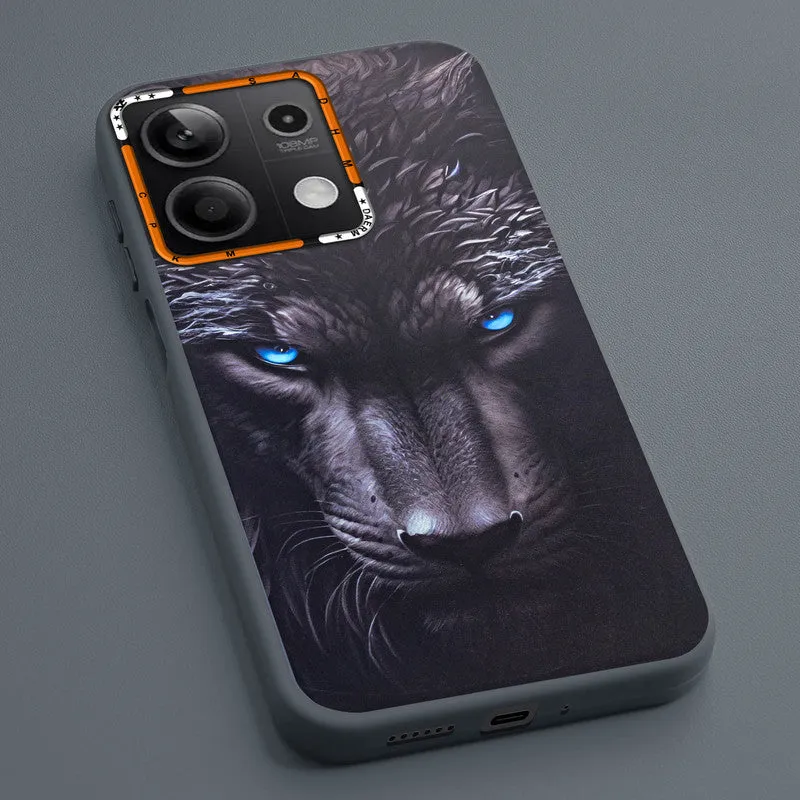 Dark Elegant Wild Creatures Printed Back Cases For Redmi Note 13 5G
