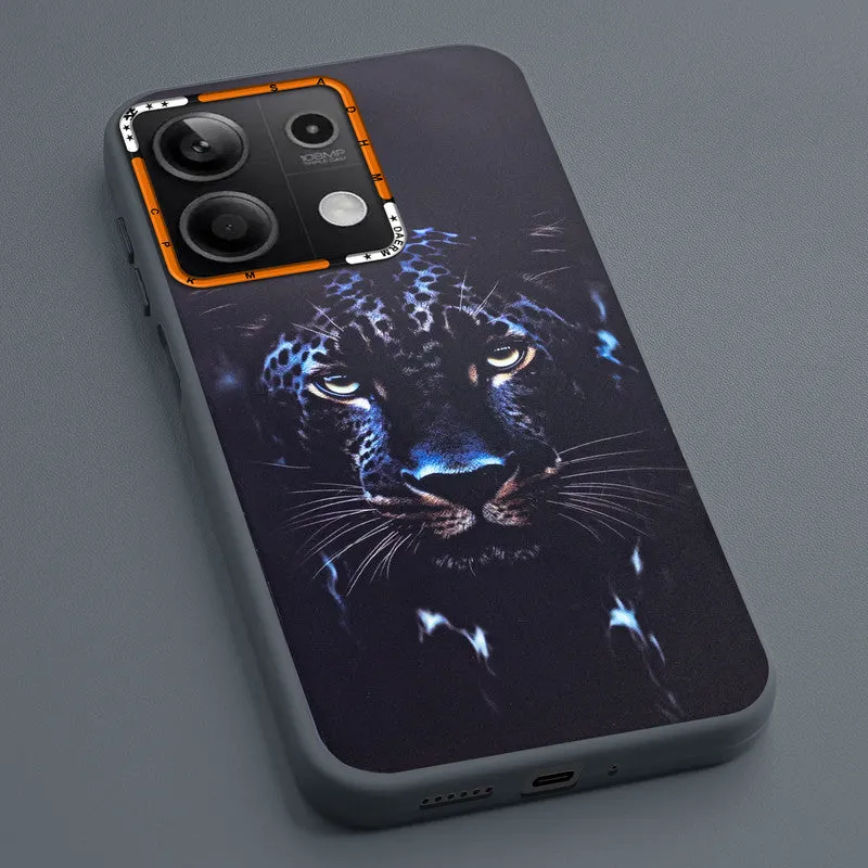 Dark Elegant Wild Creatures Printed Back Cases For Redmi Note 13 5G
