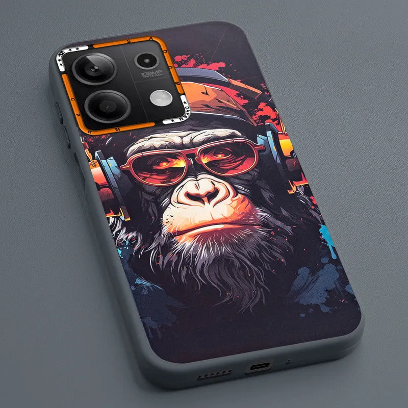 Dark Elegant Wild Creatures Printed Back Cases For Redmi Note 13 5G