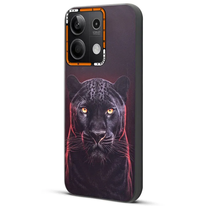 Dark Elegant Wild Creatures Printed Back Cases For Redmi Note 13 5G