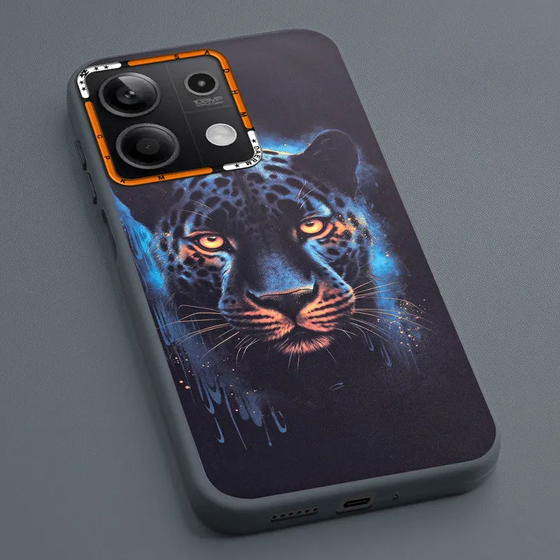 Dark Elegant Wild Creatures Printed Back Cases For Redmi Note 13 5G
