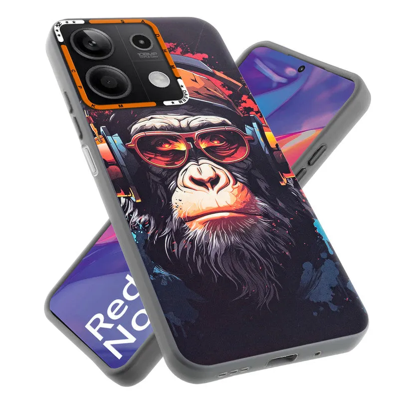 Dark Elegant Wild Creatures Printed Back Cases For Redmi Note 13 5G