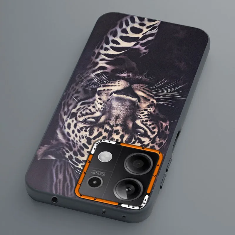 Dark Elegant Wild Creatures Printed Back Cases For Redmi Note 13 5G