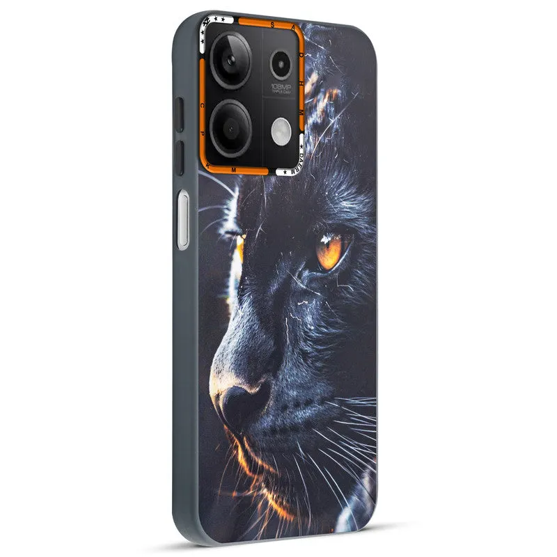 Dark Elegant Wild Creatures Printed Back Cases For Redmi Note 13 5G