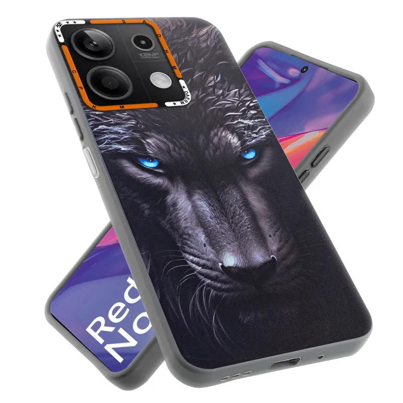 Dark Elegant Wild Creatures Printed Back Cases For Redmi Note 13 5G