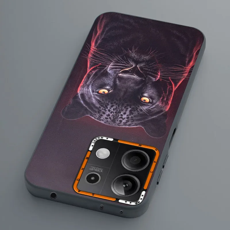 Dark Elegant Wild Creatures Printed Back Cases For Redmi Note 13 5G