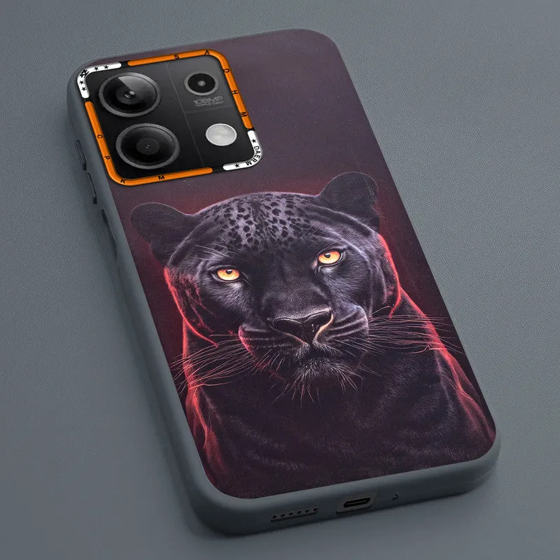 Dark Elegant Wild Creatures Printed Back Cases For Redmi Note 13 5G