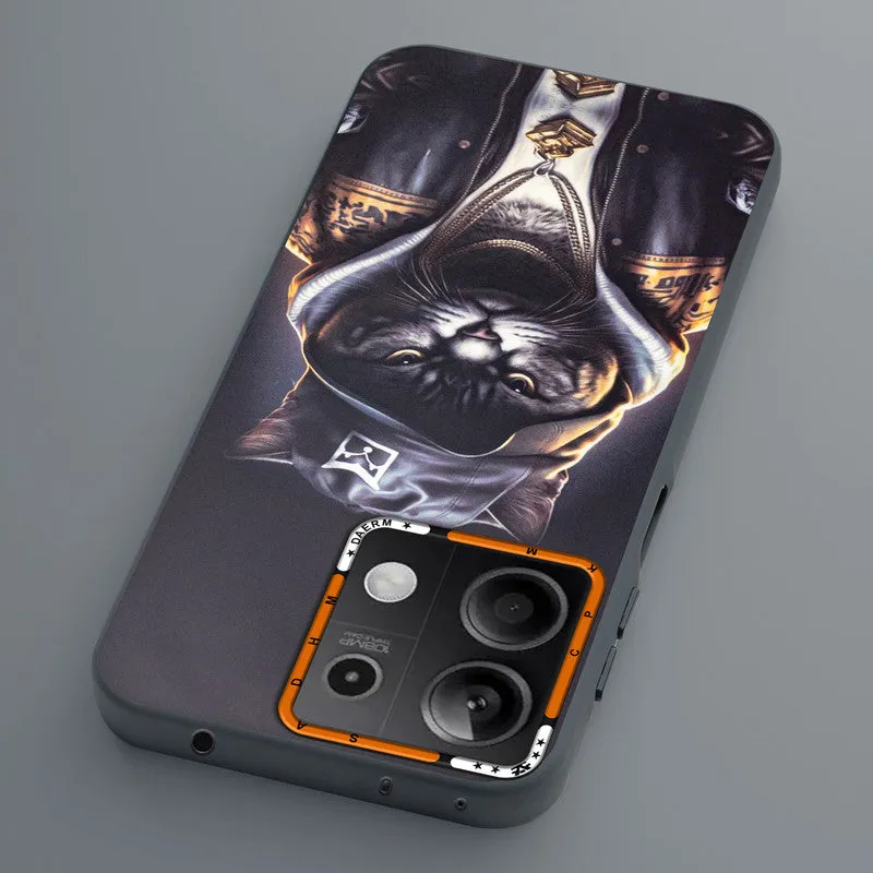 Dark Elegant Wild Creatures Printed Back Cases For Redmi Note 13 5G