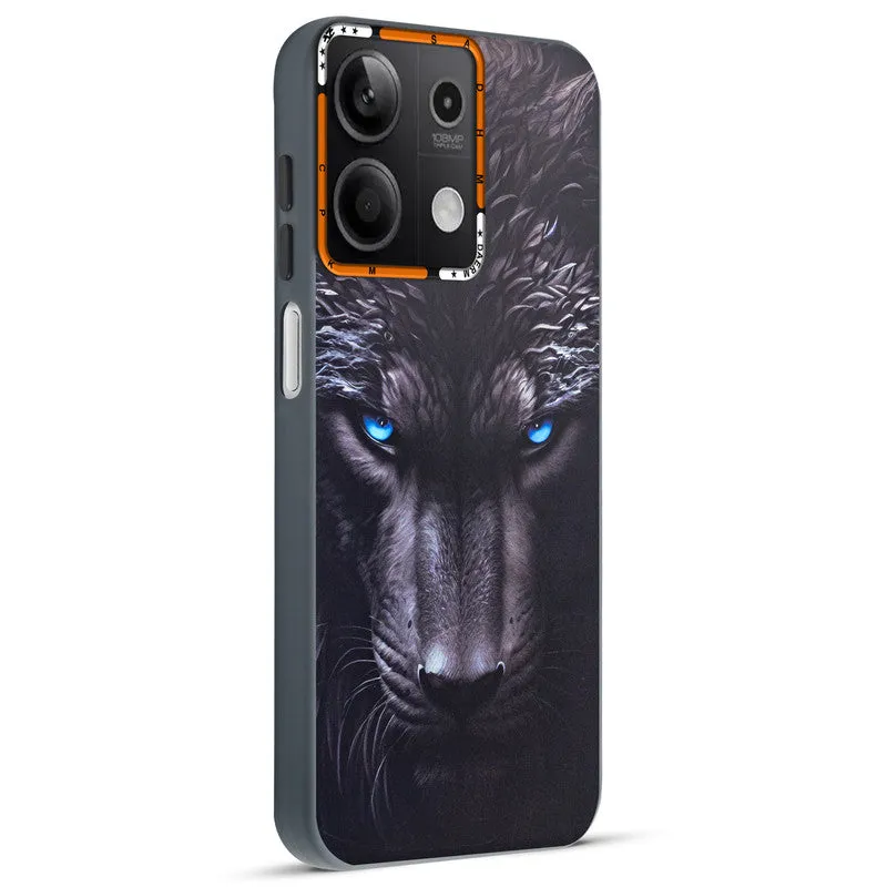 Dark Elegant Wild Creatures Printed Back Cases For Redmi Note 13 5G