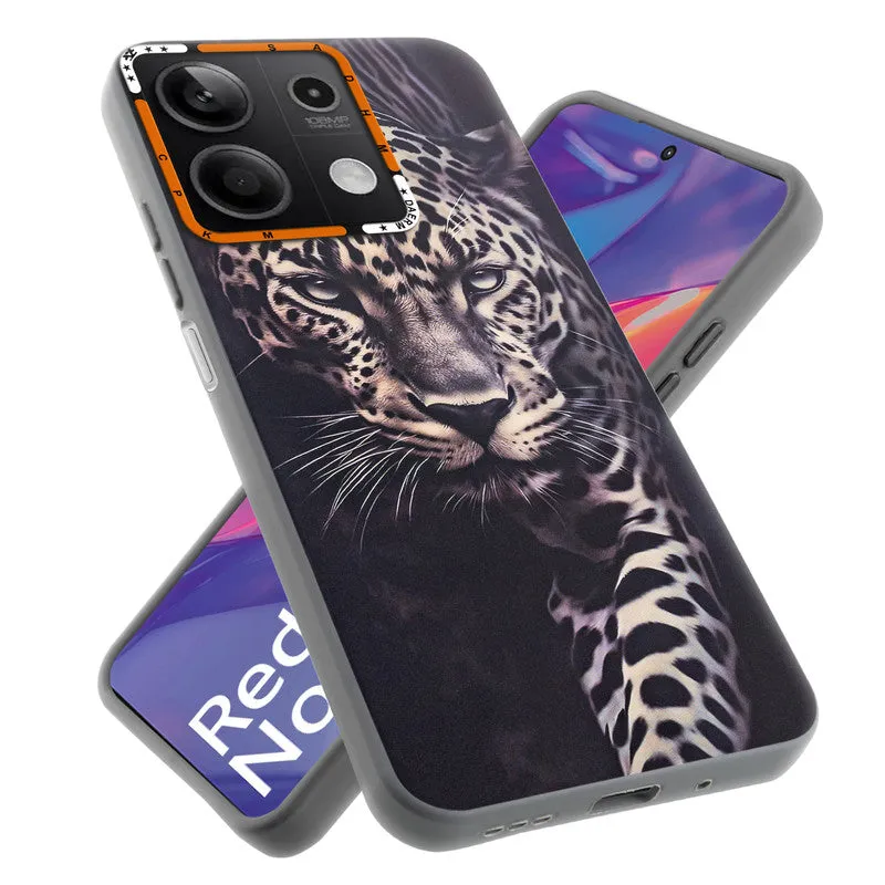 Dark Elegant Wild Creatures Printed Back Cases For Redmi Note 13 5G