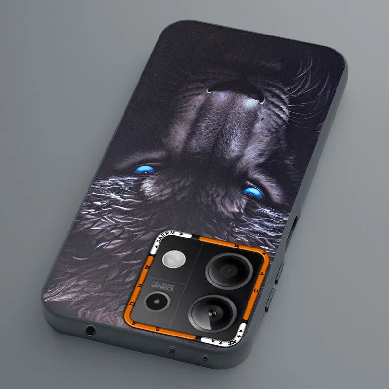 Dark Elegant Wild Creatures Printed Back Cases For Redmi Note 13 5G