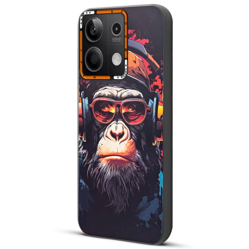Dark Elegant Wild Creatures Printed Back Cases For Redmi Note 13 5G