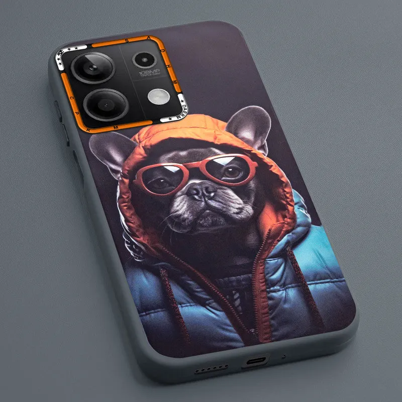 Dark Elegant Wild Creatures Printed Back Cases For Redmi Note 13 5G