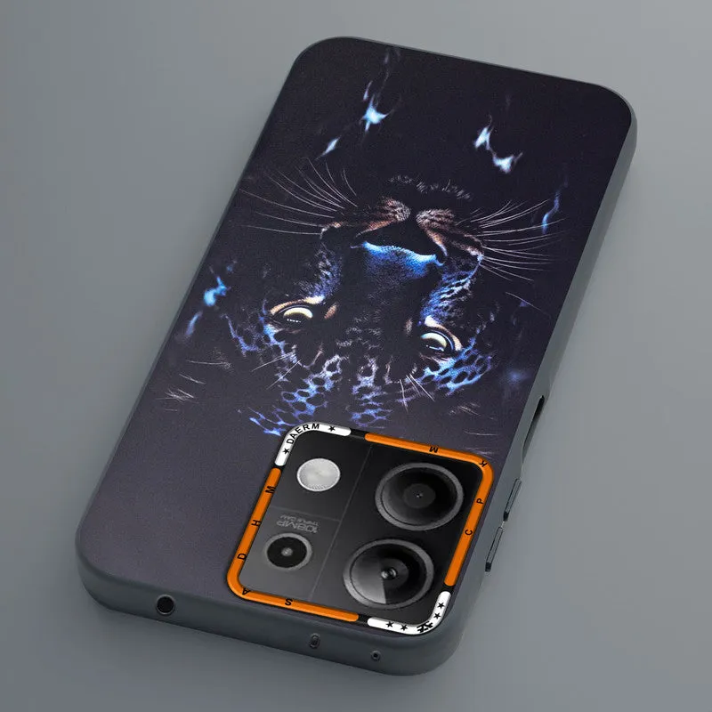 Dark Elegant Wild Creatures Printed Back Cases For Redmi Note 13 5G