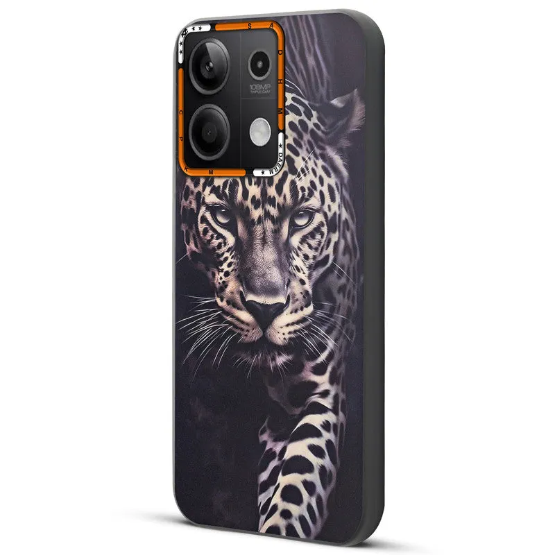 Dark Elegant Wild Creatures Printed Back Cases For Redmi Note 13 5G