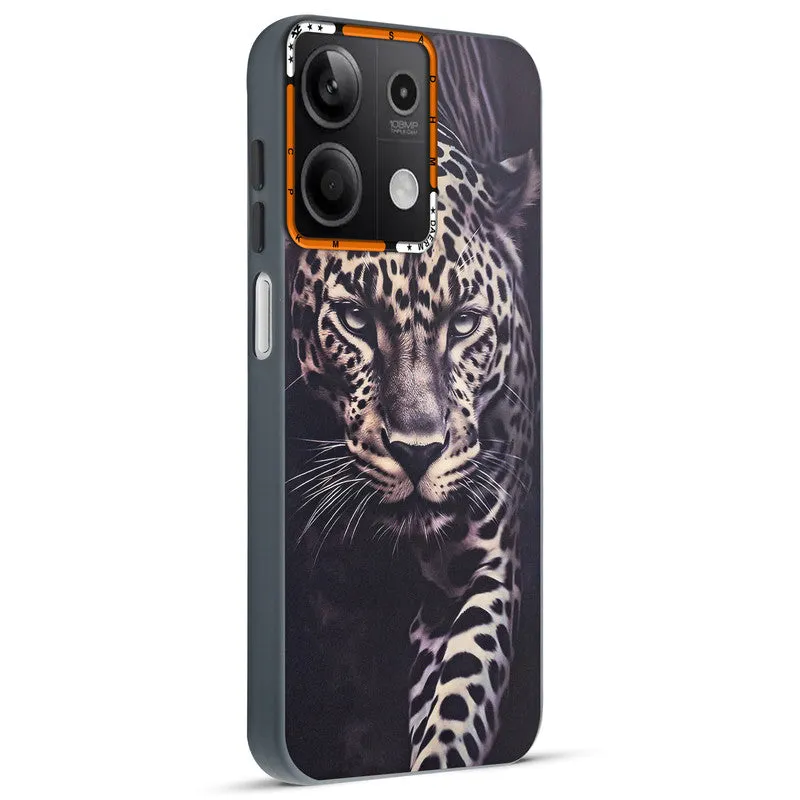 Dark Elegant Wild Creatures Printed Back Cases For Redmi Note 13 5G