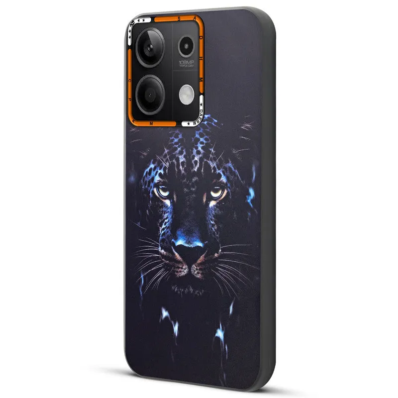 Dark Elegant Wild Creatures Printed Back Cases For Redmi Note 13 5G