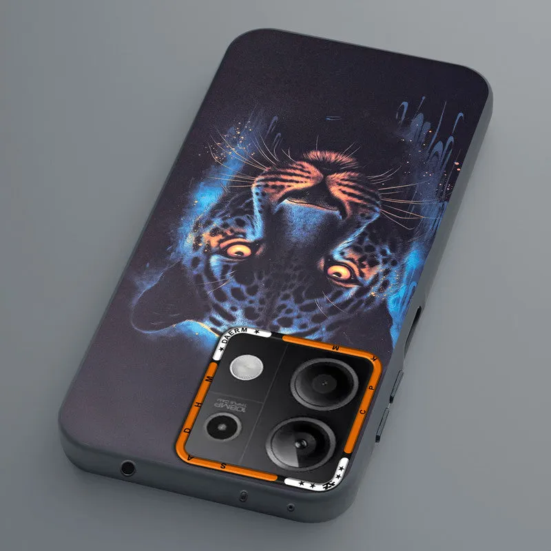 Dark Elegant Wild Creatures Printed Back Cases For Redmi Note 13 5G