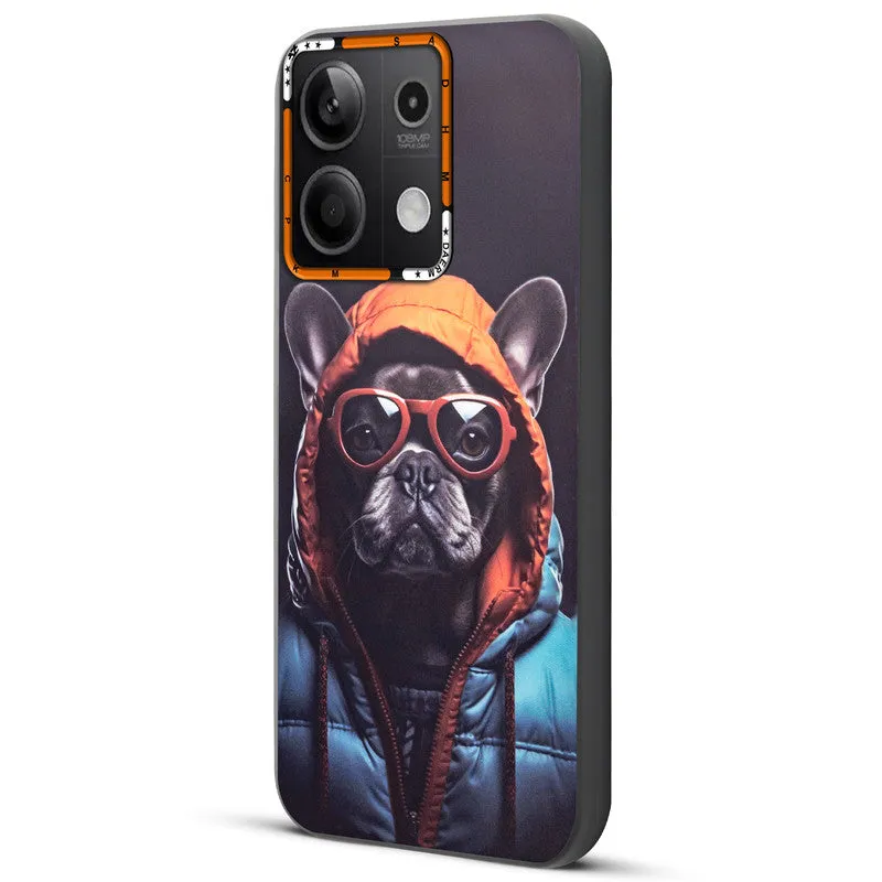 Dark Elegant Wild Creatures Printed Back Cases For Redmi Note 13 5G