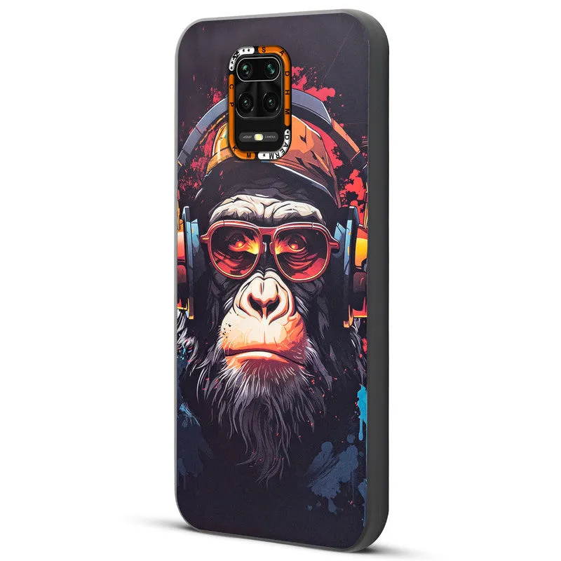 Dark Elegant Wild Creatures Printed Back Cases For Redmi Note 9 Pro