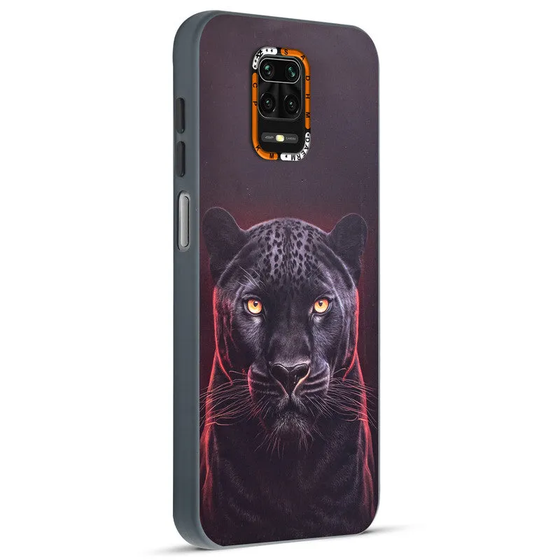 Dark Elegant Wild Creatures Printed Back Cases For Redmi Note 9 Pro