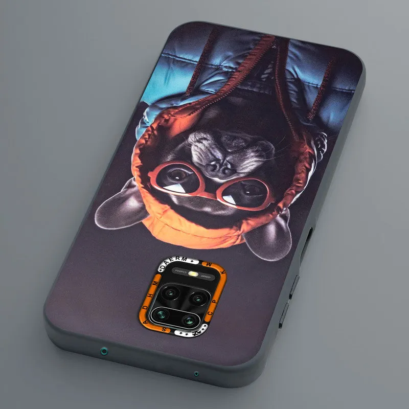 Dark Elegant Wild Creatures Printed Back Cases For Redmi Note 9 Pro