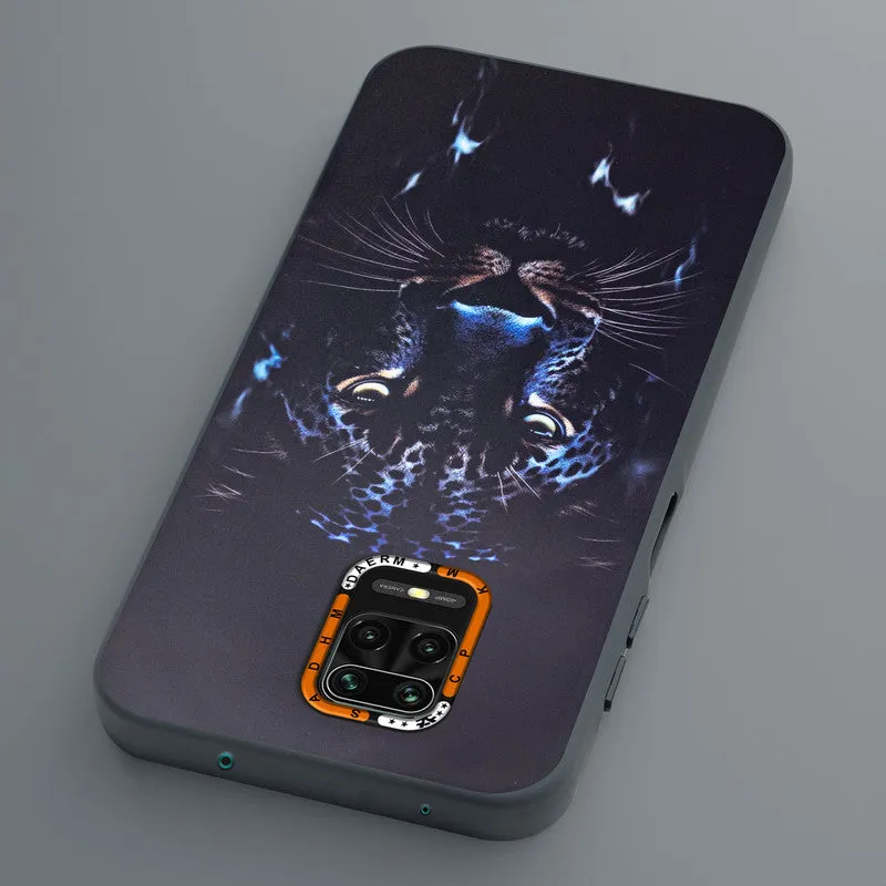 Dark Elegant Wild Creatures Printed Back Cases For Redmi Note 9 Pro