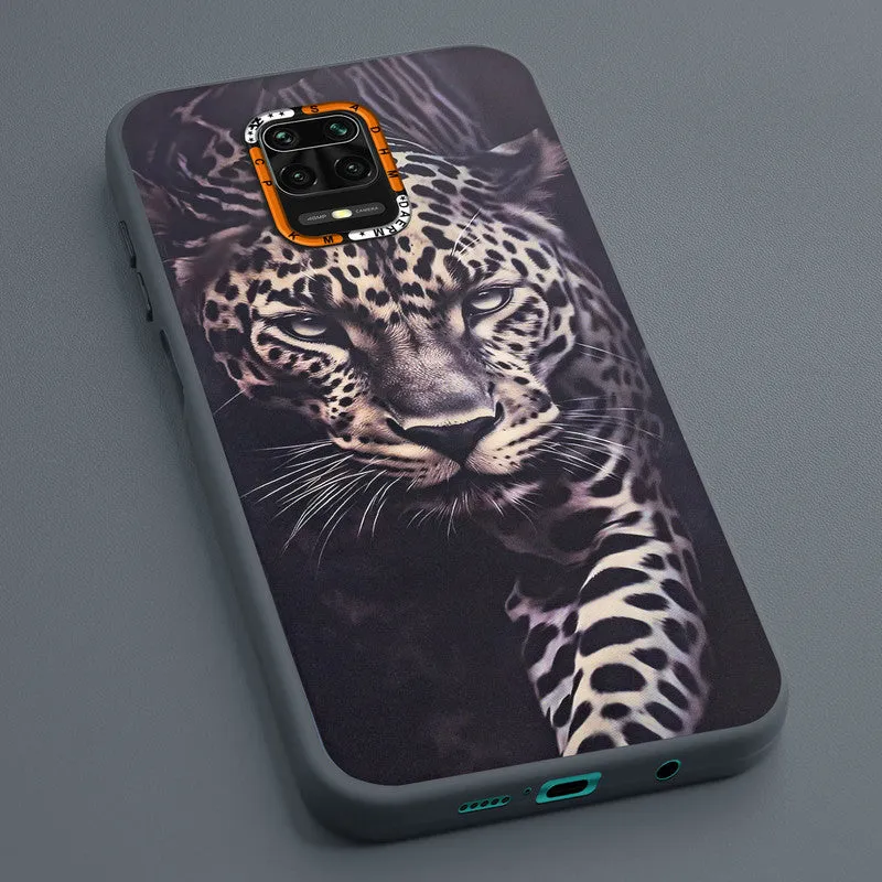 Dark Elegant Wild Creatures Printed Back Cases For Redmi Note 9 Pro