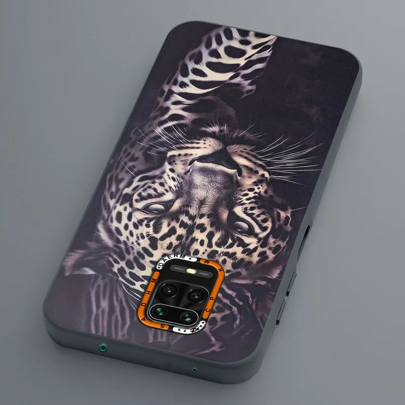 Dark Elegant Wild Creatures Printed Back Cases For Redmi Note 9 Pro