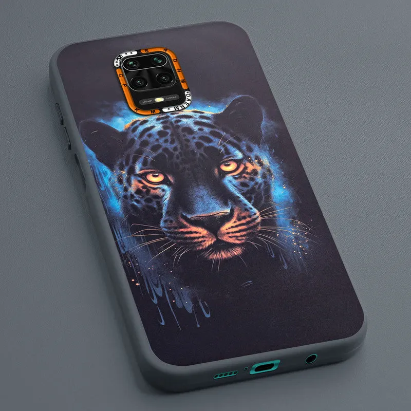 Dark Elegant Wild Creatures Printed Back Cases For Redmi Note 9 Pro