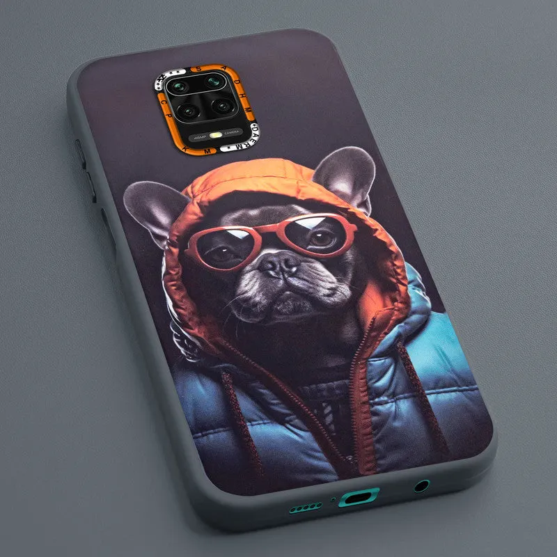 Dark Elegant Wild Creatures Printed Back Cases For Redmi Note 9 Pro