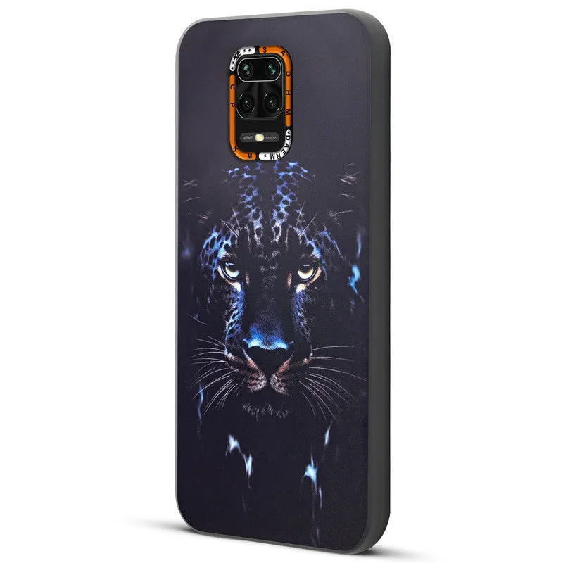 Dark Elegant Wild Creatures Printed Back Cases For Redmi Note 9 Pro