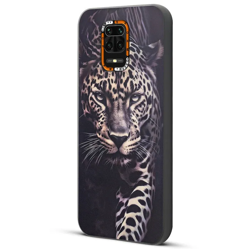 Dark Elegant Wild Creatures Printed Back Cases For Redmi Note 9 Pro