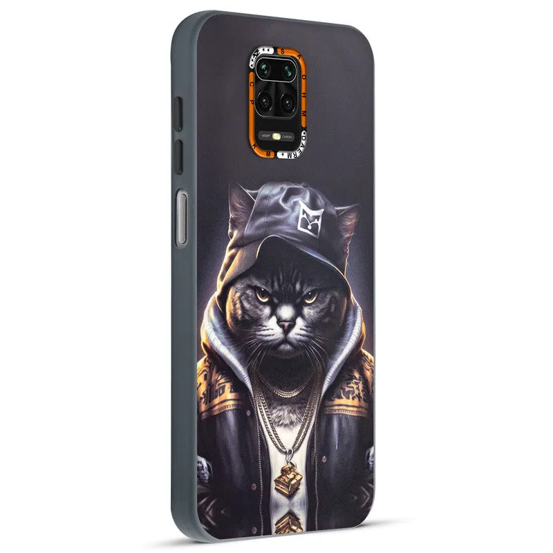 Dark Elegant Wild Creatures Printed Back Cases For Redmi Note 9 Pro
