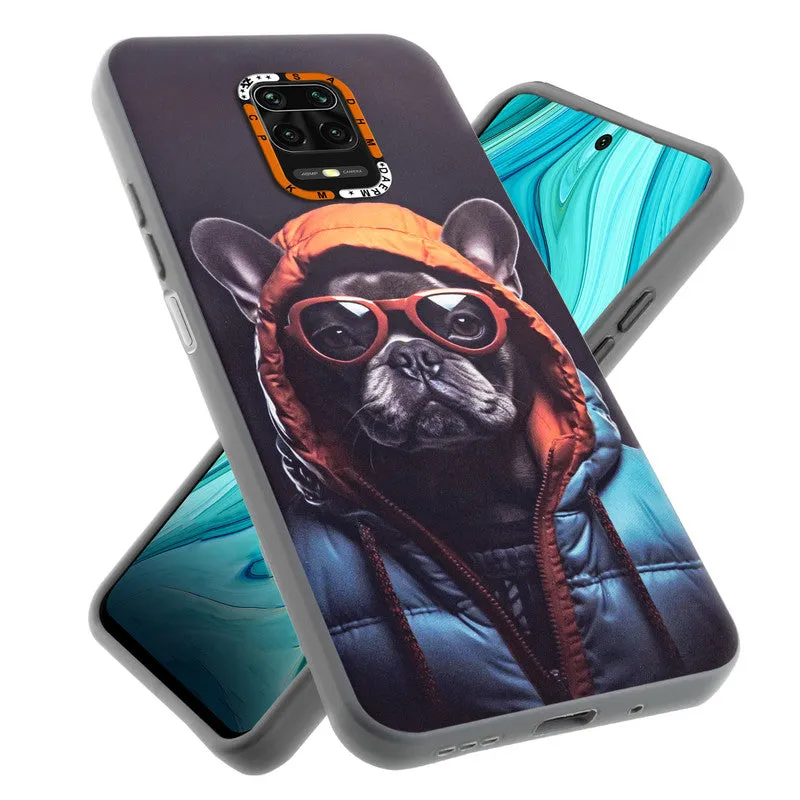 Dark Elegant Wild Creatures Printed Back Cases For Redmi Note 9 Pro