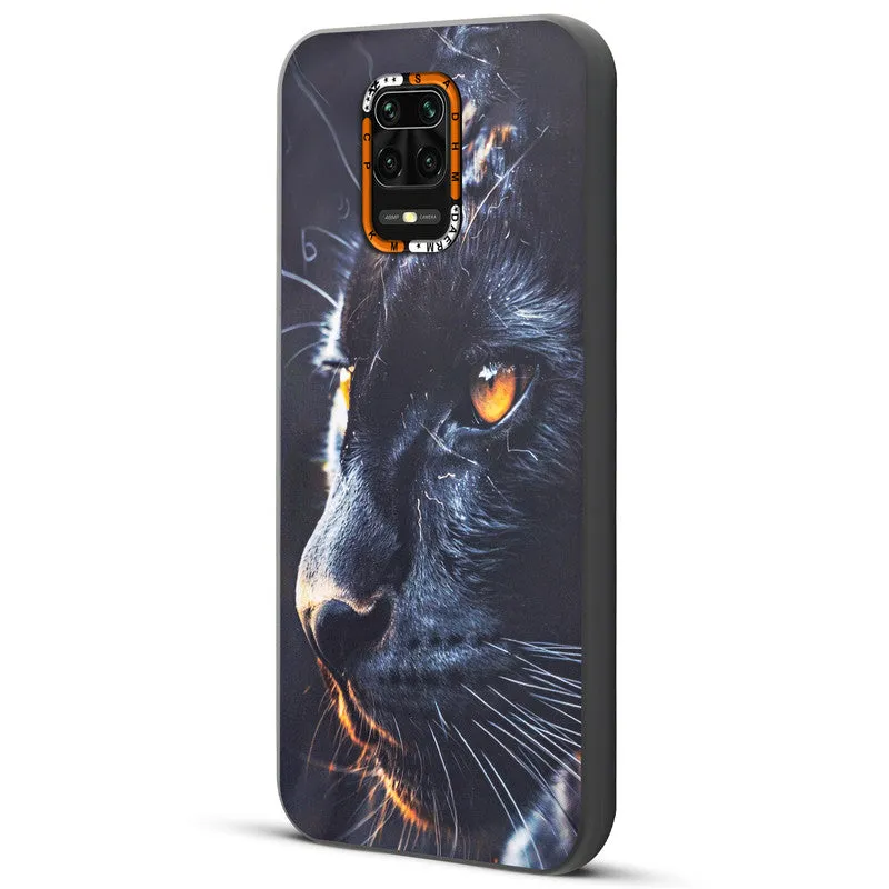 Dark Elegant Wild Creatures Printed Back Cases For Redmi Note 9 Pro