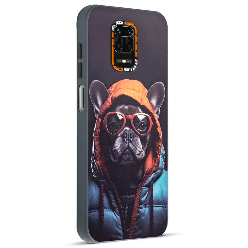 Dark Elegant Wild Creatures Printed Back Cases For Redmi Note 9 Pro